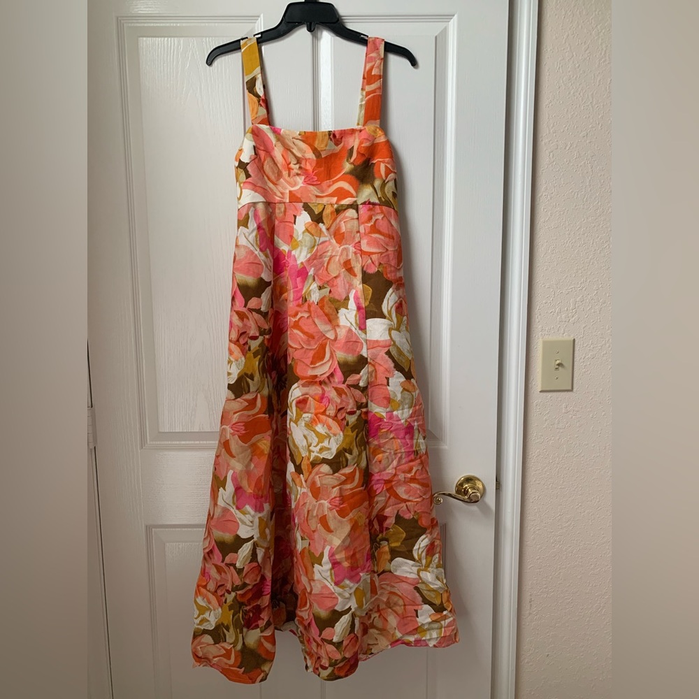 ACLER Floral print Size 8 Tie Back Dress